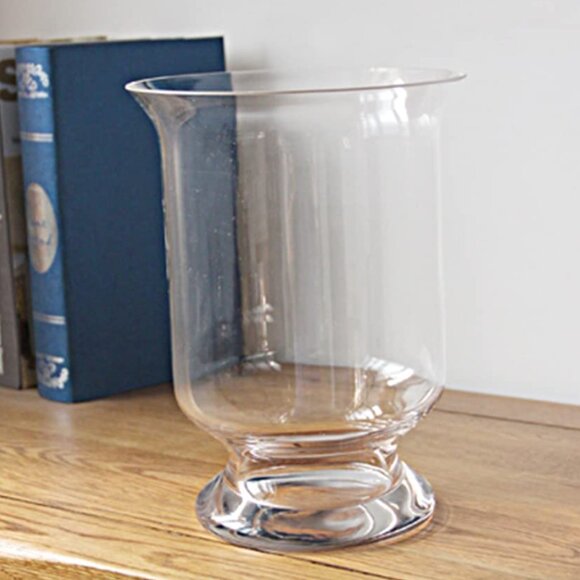 Smith & Hawkin Living Room Glass Vase, Transparent Large Home Decorative Vase